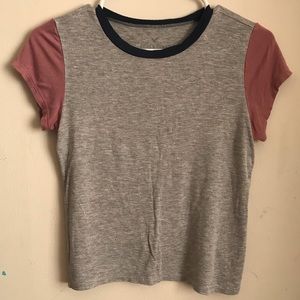 American Eagle Soft & Sexy Colorblock T-Shirt